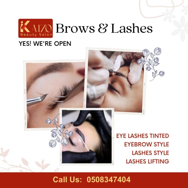 Eyebrow Tinting – AED 30 in Near by Jumeirah. Keep your brows looking flawless and perfectly defined at Kaizo Beauty Salon.